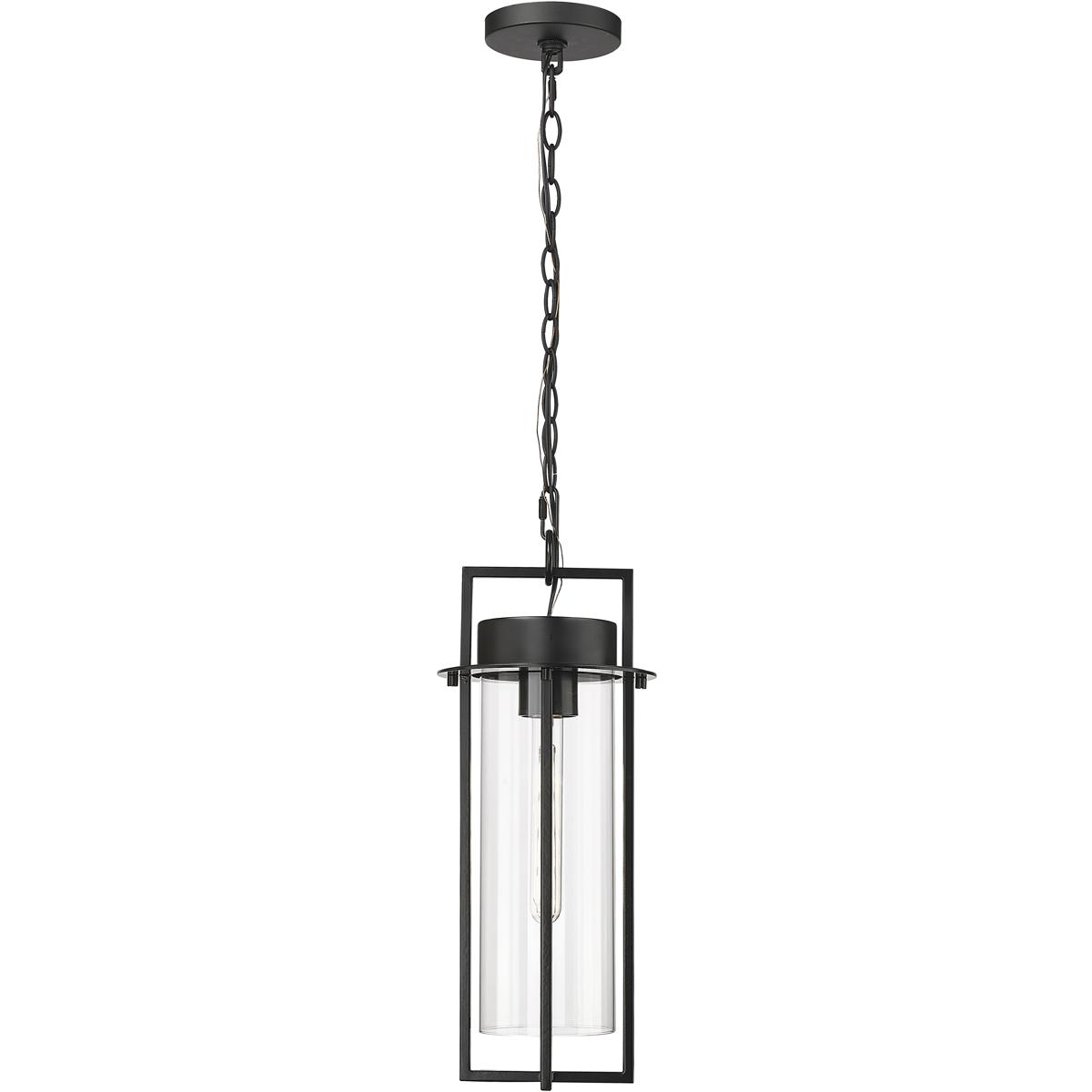 Millennium Lighting 10521-PBK Russell 1 Light 8 inch Powder Coated Black Outdoor Hanging Lantern
